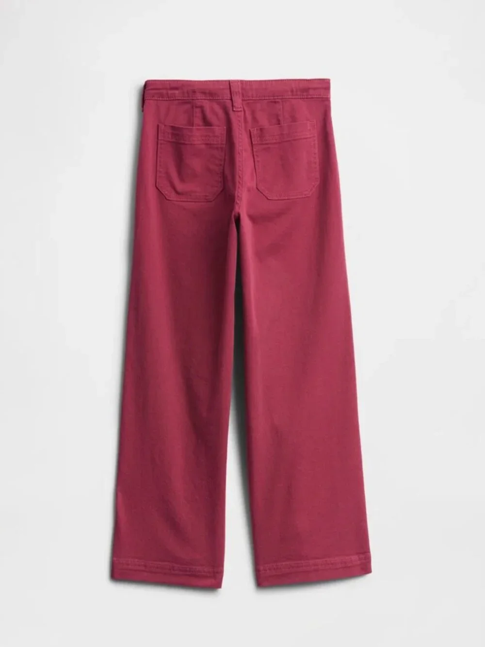 NWT Gap Girls Wide-leg High Rise Jeans Dark Pink Size 10